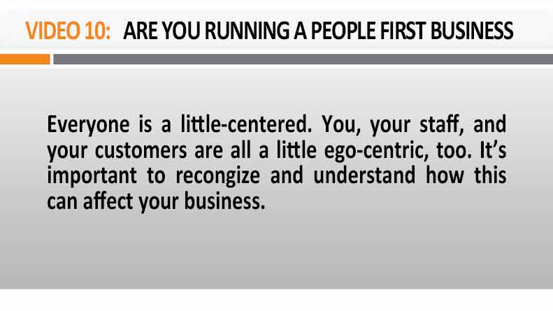Image of Video 10 Are You Running a "People First" Business?