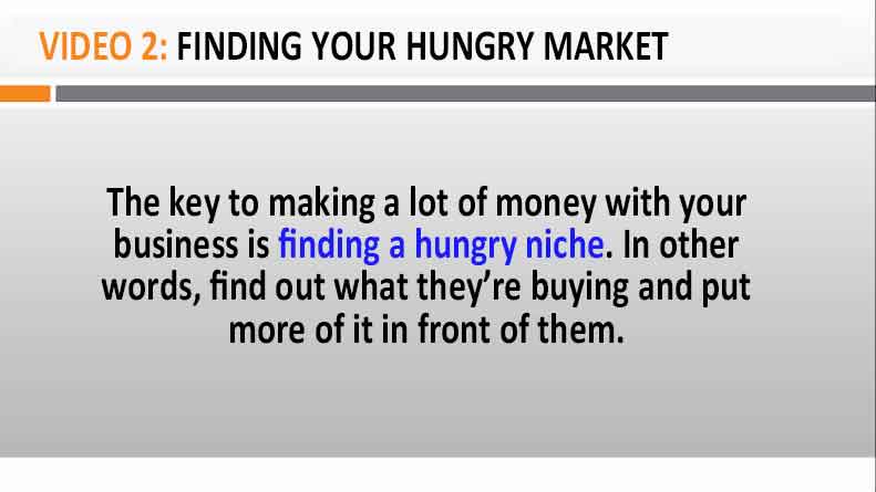 Image of Video 2 Finding Your Hungry Market