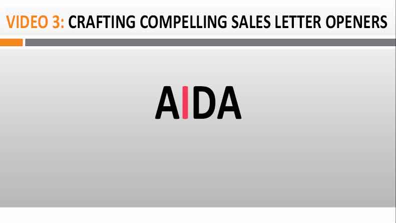 Video 3 Crafting Compelling Sales Letter Openers Image of Video 3 Crafting Compelling Sales Letter Openers