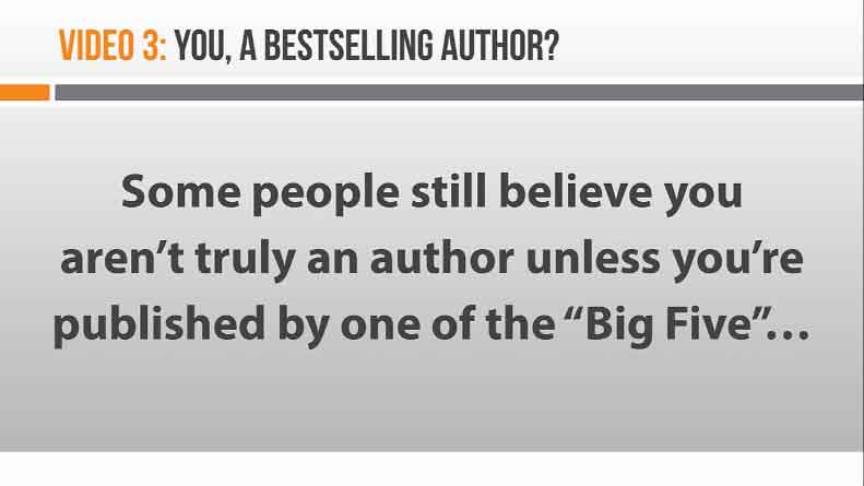 Image of Video 3 You, a Bestselling Author?