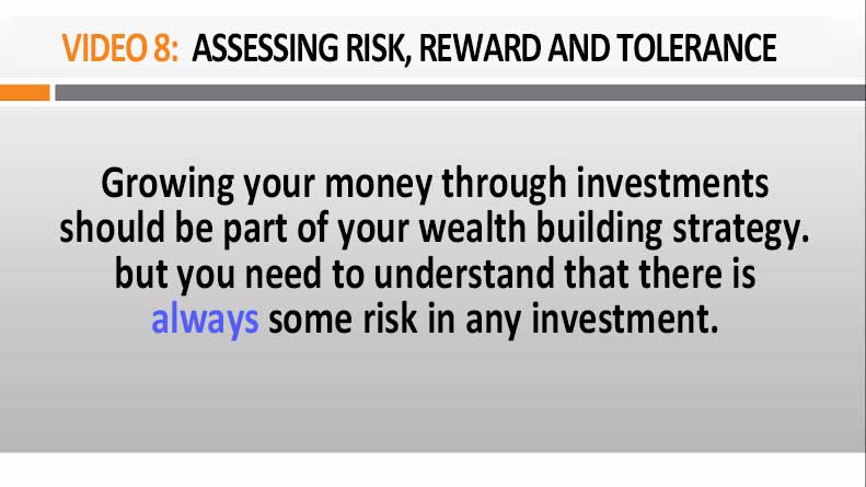 Image of Video 8 Assessing Risk, Reward and Tolerance