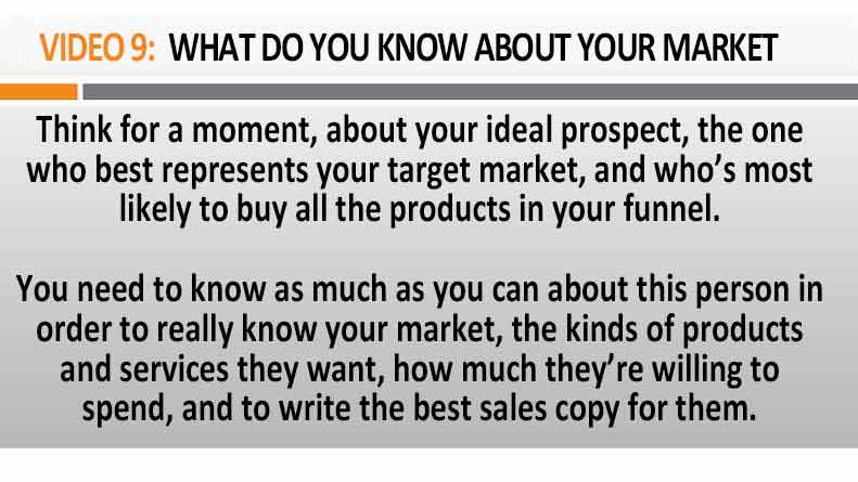 Image of Video 9 What Do You Know About Your Market?
